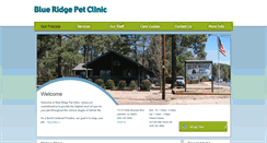 Desktop Screenshot of blueridgepetclinic.org